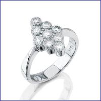 18k white ladies diamond ring 18k white ladies diamond ring