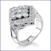 18k white diamond ring 18k white diamond ring